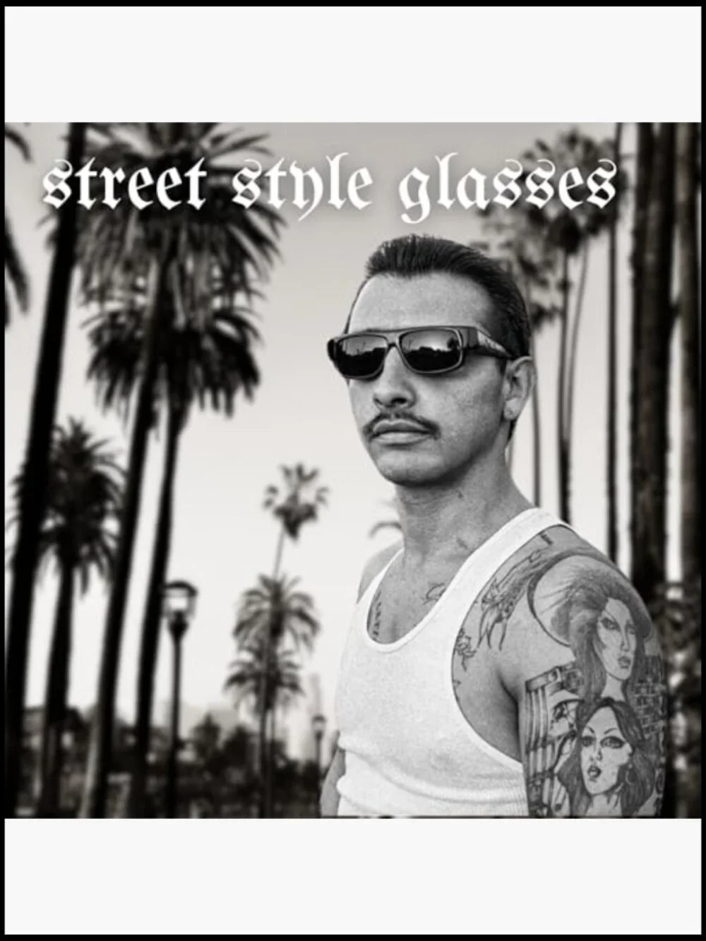 Classic Flat Top Sunglasses with Spring Hinge UV Protection